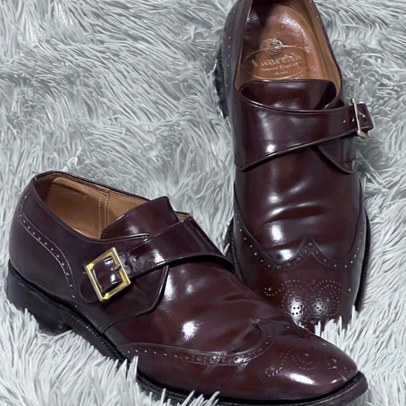 Church's Other - Church's Dark Brown Leather Oxfords with Buckle